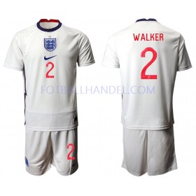 Barn Fotballdrakter England Walker 2 Hjemme Euro 2020 Kortermet